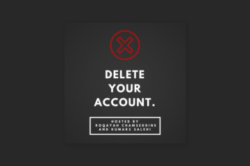 Delete Your Account logo by Roqayah Chamseddine