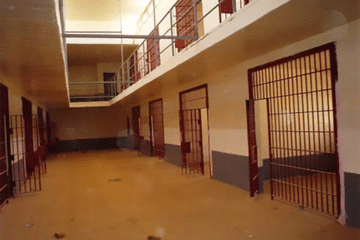 Photograph of Abu Ghraib Cell Block Prior to Reconstruction via US Department of Justice